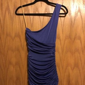 Forever 21 One Shoulder Ruched Party Dress